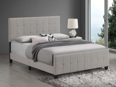 Upholstered Queen Panel Bed